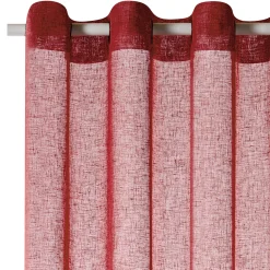 Online Voilage MICAO coloris terracotta 145 x 240 cm - 4MURS Voilages, Vitrages, Stores Et Accessoires|Rideaux