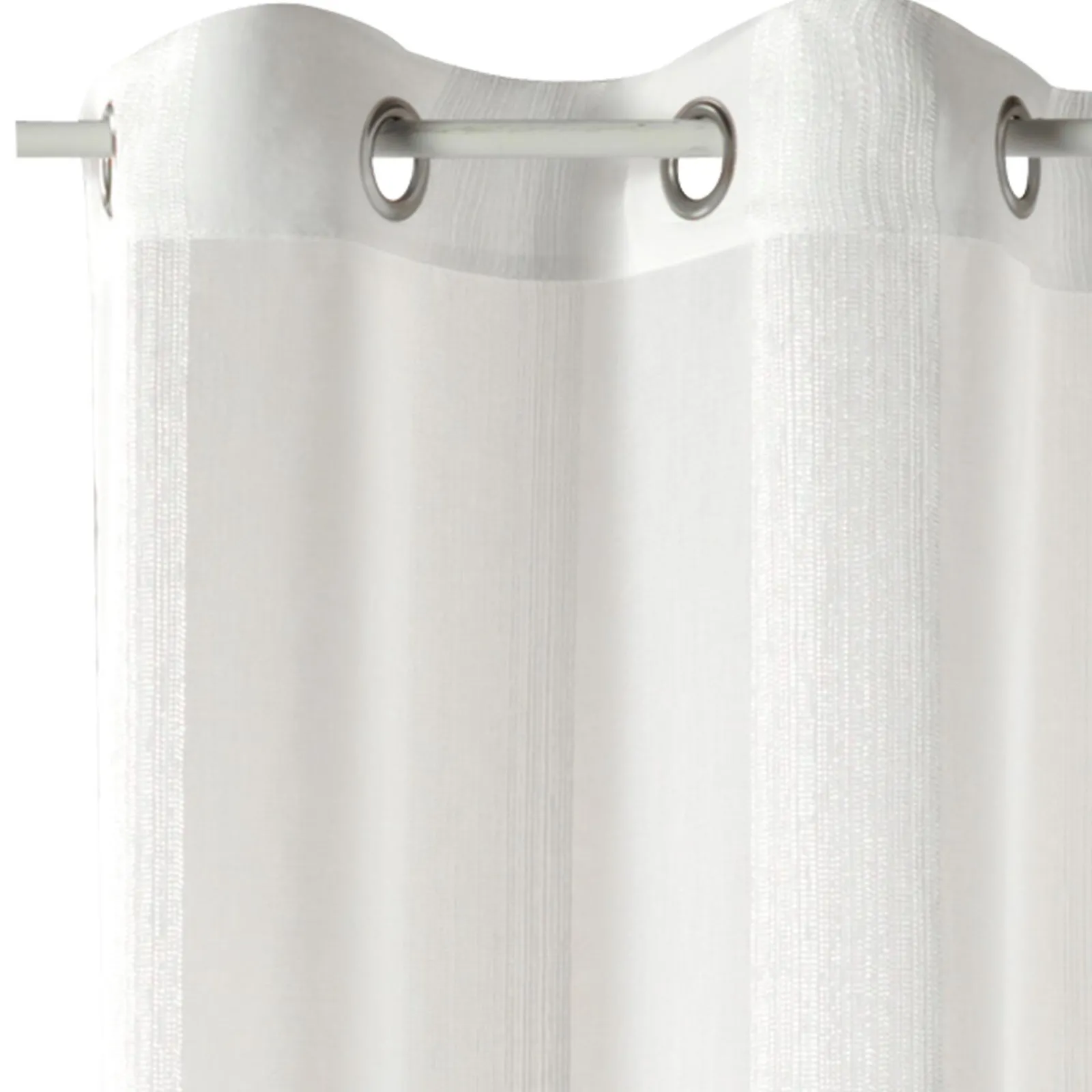 Clearance Voilage PINGALA coloris blanc 140 x 240 cm - 4MURS Voilages, Vitrages, Stores Et Accessoires|Rideaux