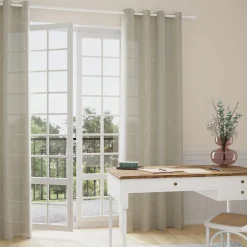 Hot Voilage PINGALA coloris écru 140 x 240 cm - 4MURS Voilages, Vitrages, Stores Et Accessoires|Rideaux