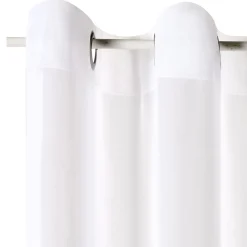 Online Voilage PLEIN JOUR coloris blanc 240 x 240 cm - 4MURS Voilages, Vitrages, Stores Et Accessoires|Rideaux