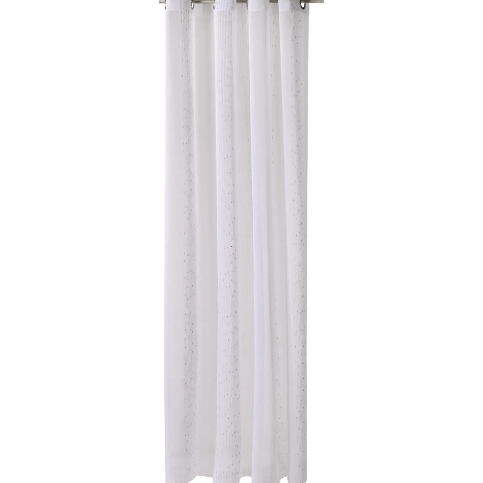 New Voilage QUEEN coloris blanc 140 x 260 cm - 4MURS Voilages, Vitrages, Stores Et Accessoires|Rideaux