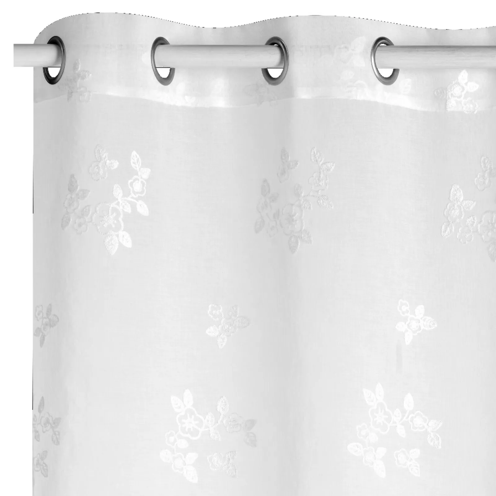 Discount Voilage SCHAB coloris ivoire 140 x 240 cm - 4MURS Voilages, Vitrages, Stores Et Accessoires|Rideaux