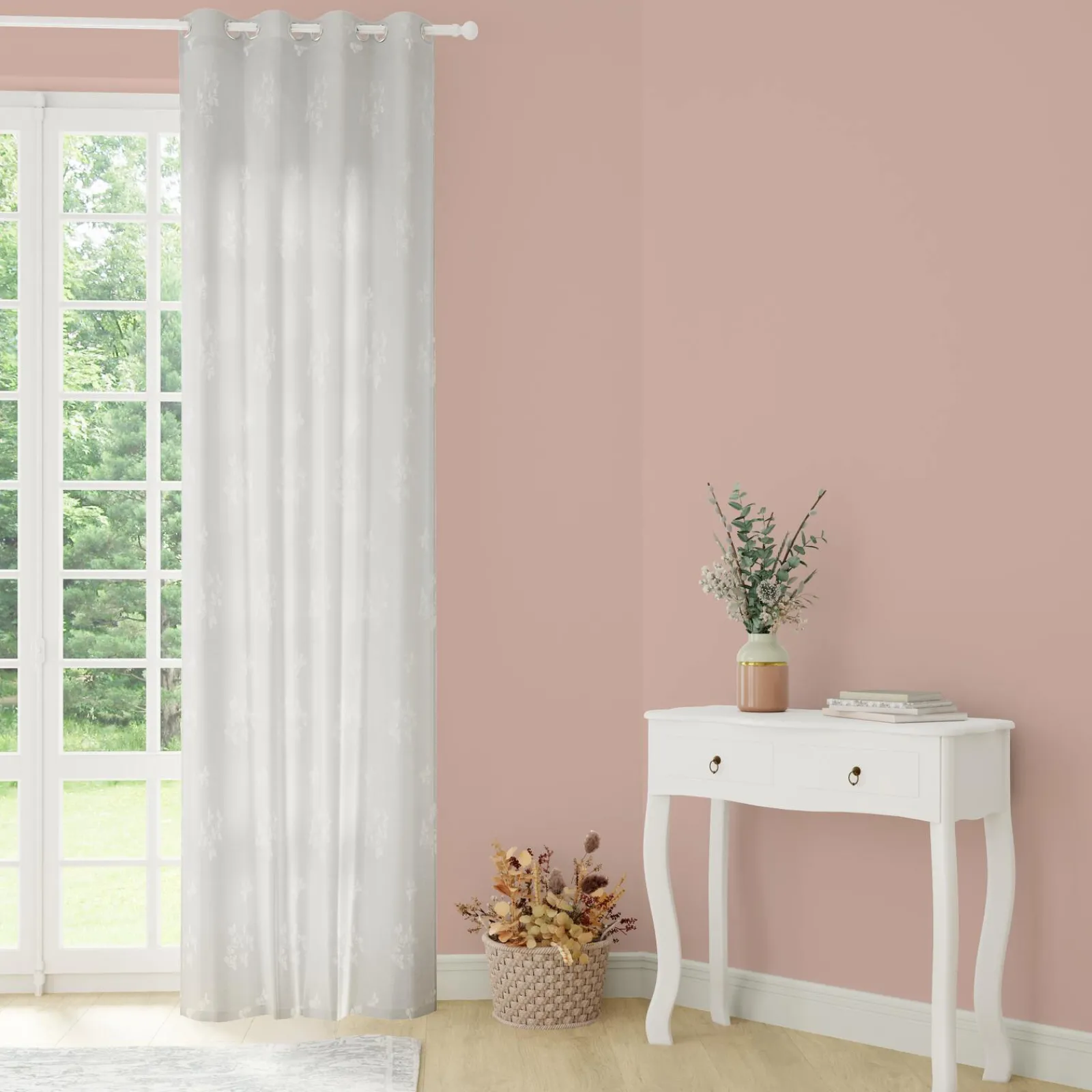 Discount Voilage SCHAB coloris ivoire 140 x 240 cm - 4MURS Voilages, Vitrages, Stores Et Accessoires|Rideaux