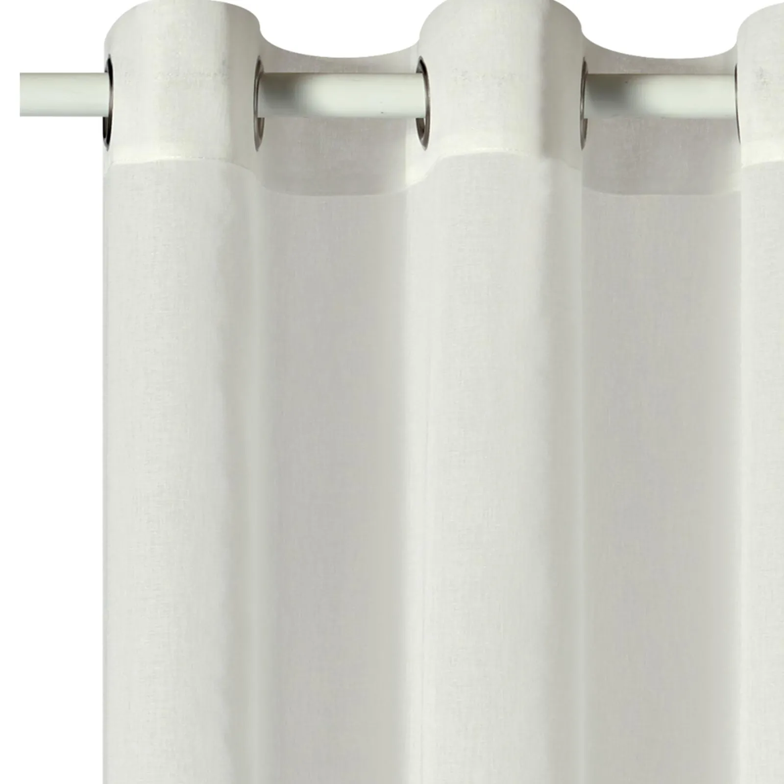 Discount Voilage SELVA coloris blanc 140 x 240 cm - 4MURS Voilages, Vitrages, Stores Et Accessoires|Rideaux
