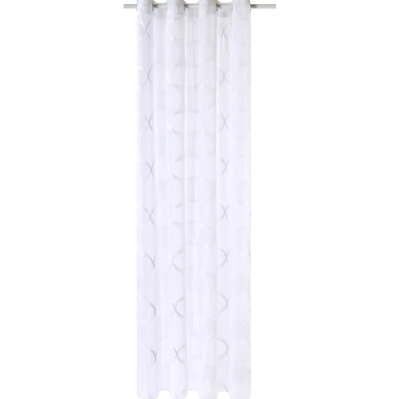 Sale Voilage SISMO coloris blanc 140 x 260 cm - 4MURS Voilages, Vitrages, Stores Et Accessoires|Rideaux