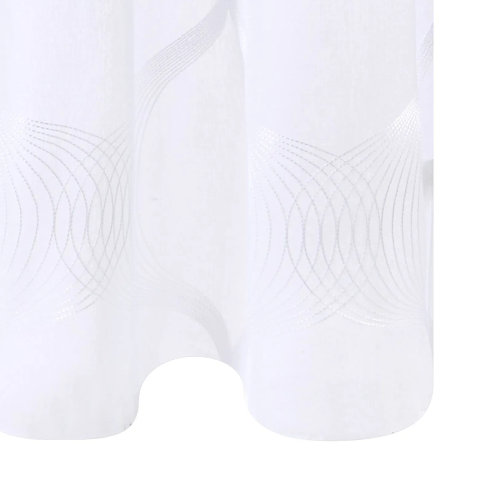 Sale Voilage SISMO coloris blanc 140 x 260 cm - 4MURS Voilages, Vitrages, Stores Et Accessoires|Rideaux