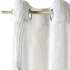 Outlet Voilage SOUND coloris blanc 140 x 260 cm - 4MURS Voilages, Vitrages, Stores Et Accessoires|Rideaux