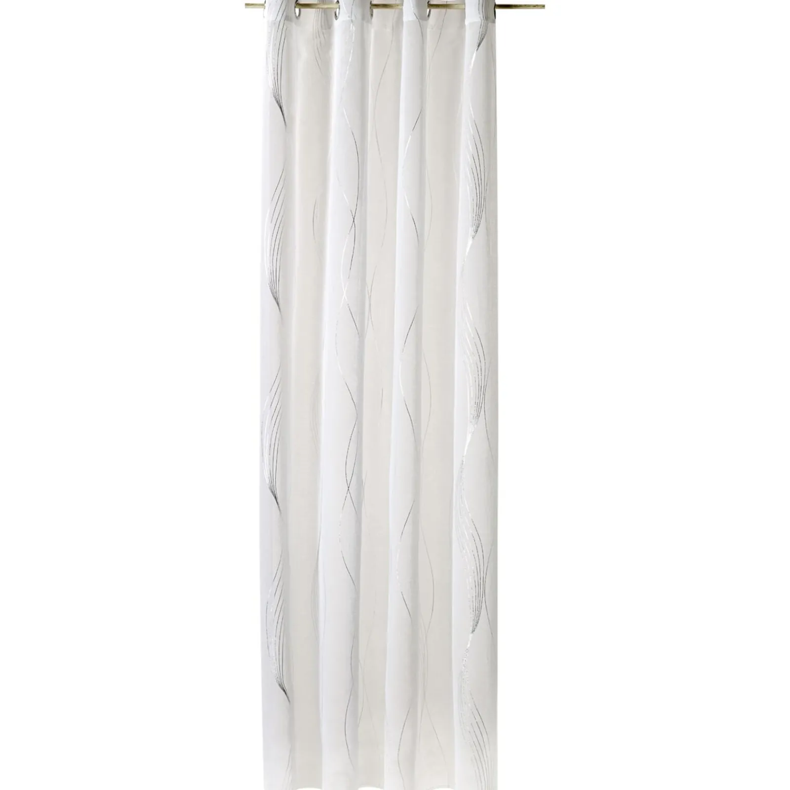 Outlet Voilage SOUND coloris blanc 140 x 260 cm - 4MURS Voilages, Vitrages, Stores Et Accessoires|Rideaux