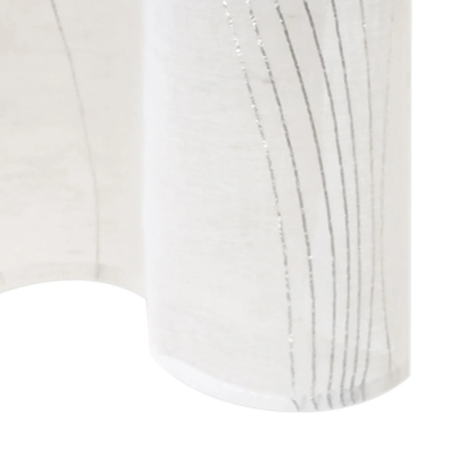 Outlet Voilage SOUND coloris blanc 140 x 260 cm - 4MURS Voilages, Vitrages, Stores Et Accessoires|Rideaux