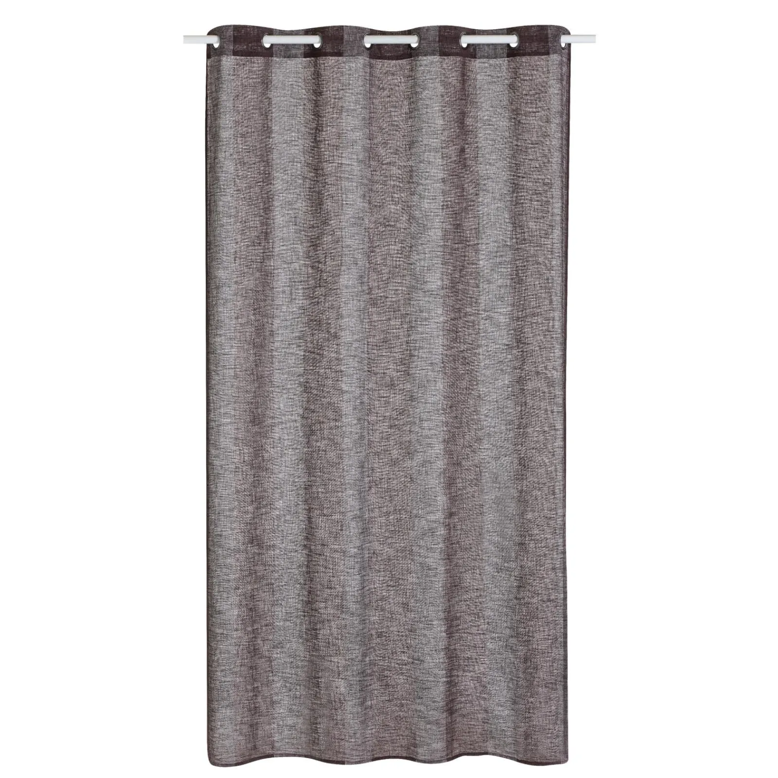 Sale Voilage TUBUA coloris chocolat 140 x 240 cm - 4MURS Voilages, Vitrages, Stores Et Accessoires|Rideaux