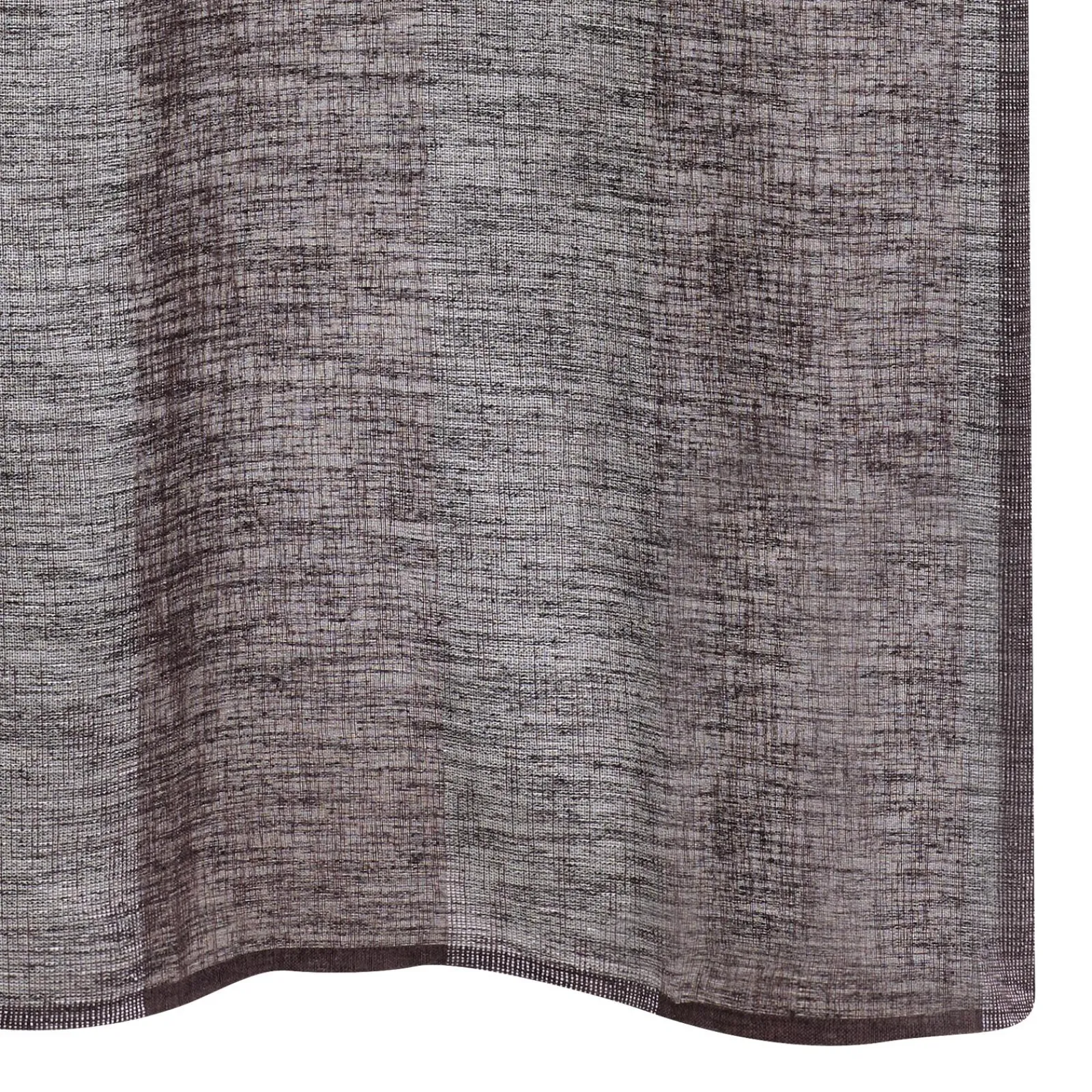 Sale Voilage TUBUA coloris chocolat 140 x 240 cm - 4MURS Voilages, Vitrages, Stores Et Accessoires|Rideaux