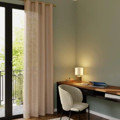 Online Voilage VOILE CHIC coloris beige 145 x 240 cm - 4MURS Voilages, Vitrages, Stores Et Accessoires|Rideaux