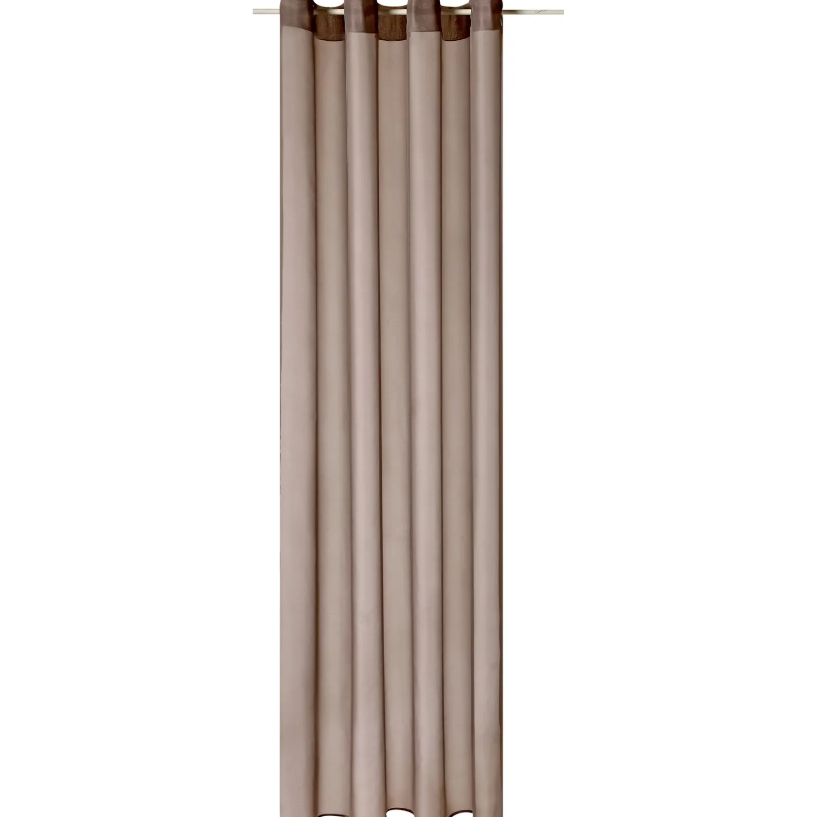 Best Voilage VOILE CHIC coloris taupe 145 x 240 cm - 4MURS Voilages, Vitrages, Stores Et Accessoires|Rideaux