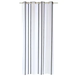 Discount Voilage YUNA coloris noir 140 x 260 cm - 4MURS Voilages, Vitrages, Stores Et Accessoires|Rideaux