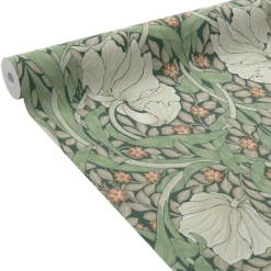 Sale Papier peint intissé PIMPERNEL vert feuille Papiers Peints